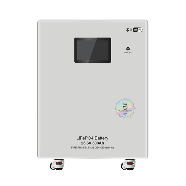 LiFePO4 Battery 25.6V 300Ah FIRE PROTECTION DEVICE (Built-in)